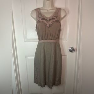 Ann Taylor LOFT khaki dress size 6